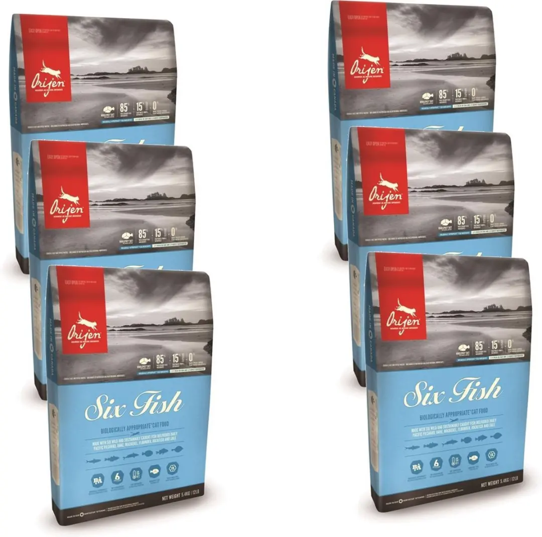 Orijen Whole Prey Six Fish Cat Sardines&Heek