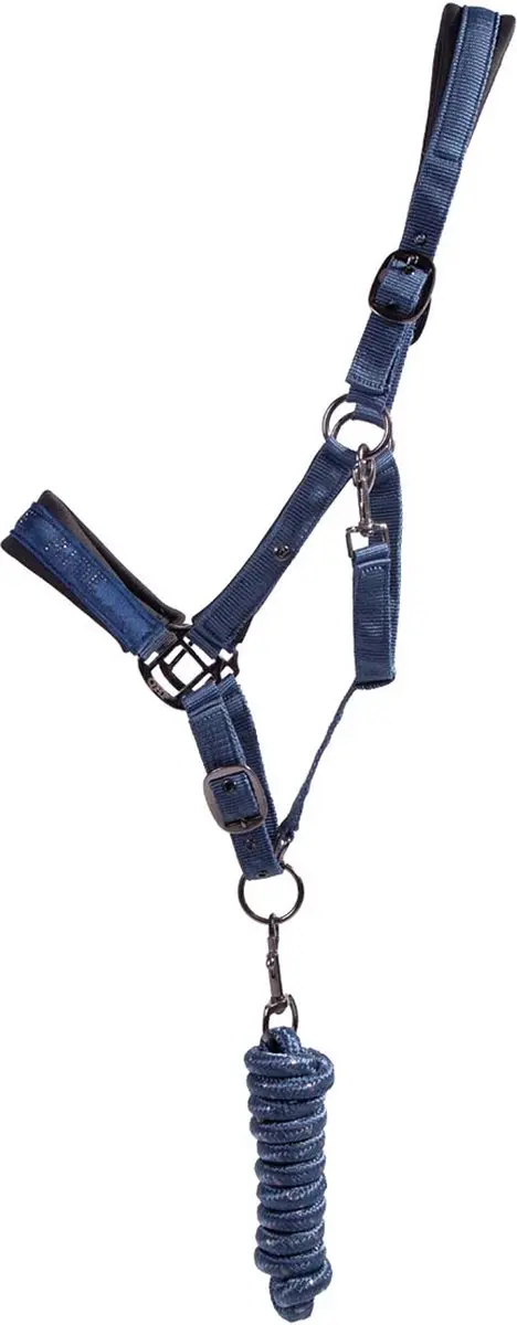 Qhp Halsterset Astana Donkerblauw