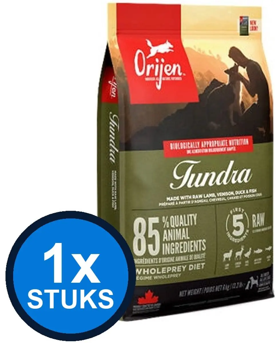1x Orijen Cat Whole Prey Tundra