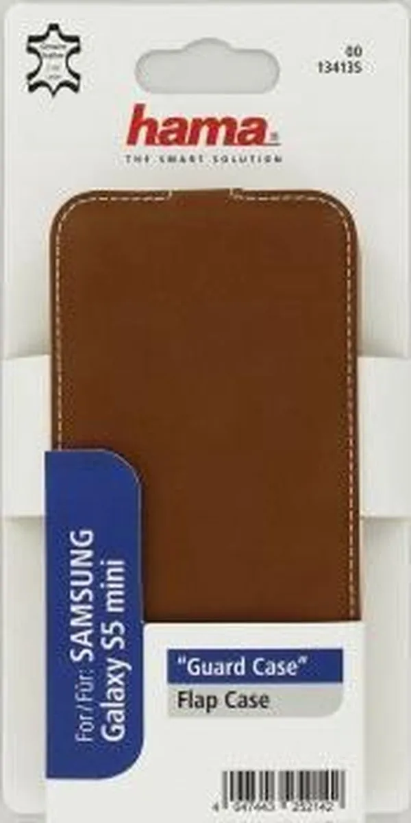 Hama Mobile Guard Case Samsung Galaxy S5 Mini - Bruin - afbeelding 2 van 2