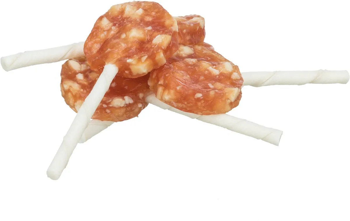 Trixie Denta Fun Kip Kaas Lolly 50 Stuks