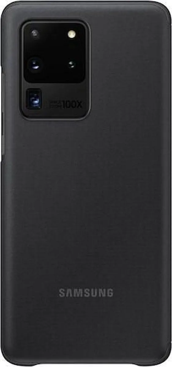 Samsung Clear View Cover Galaxy S20 Ultra - Zwart
