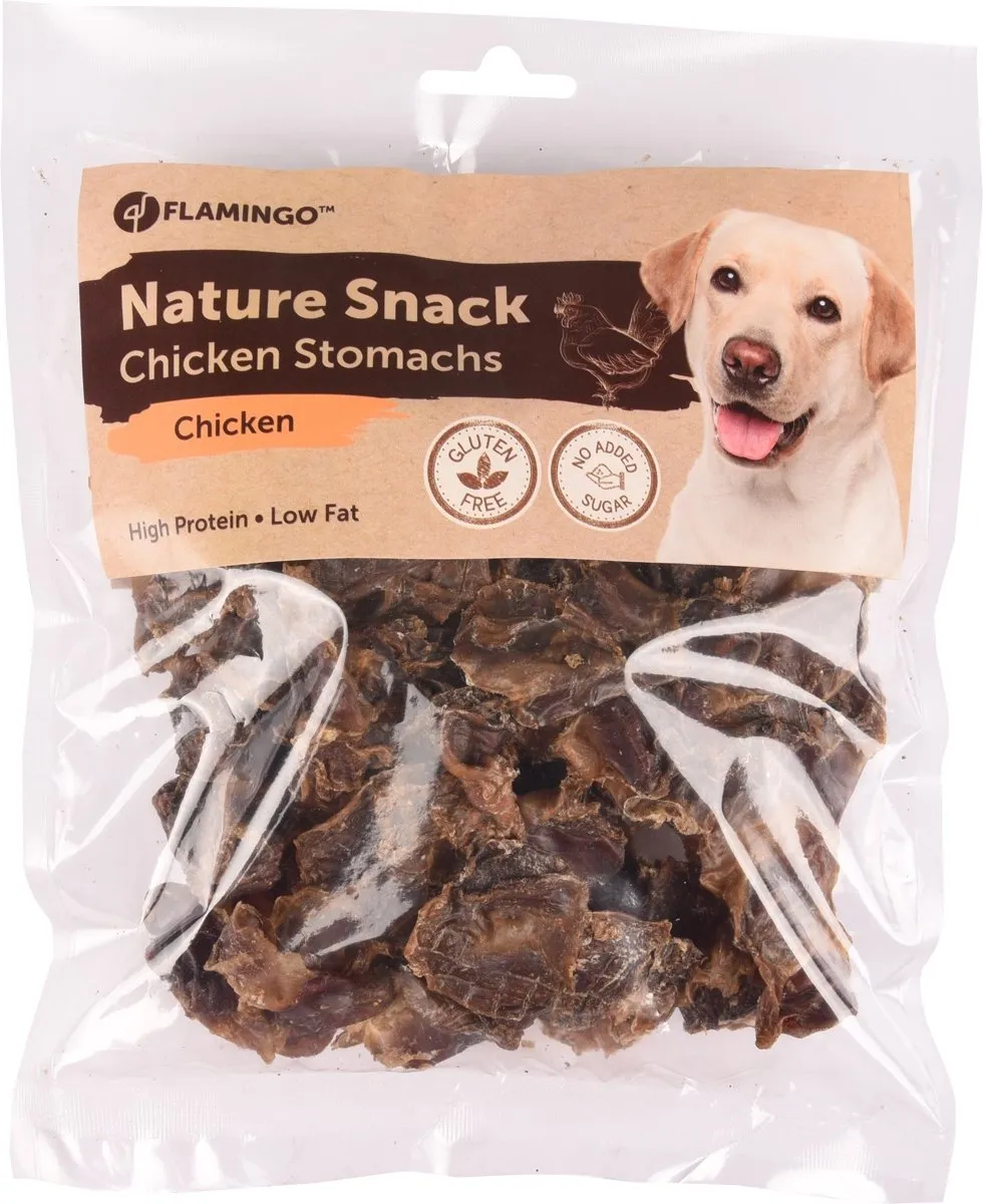 Flamingo Nature Snack Kippenmagen 200g