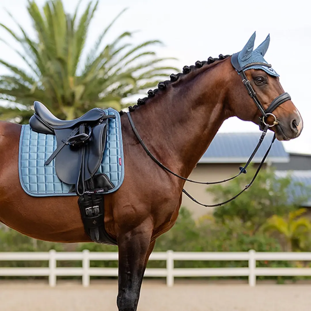 Lemieux Zadeldek Lemieux Loire Classic Dressage Square Lichtblauw