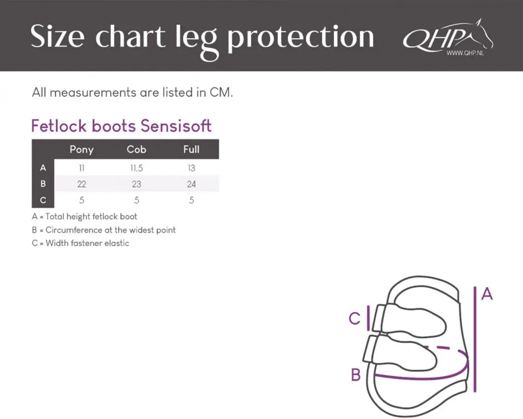 QHP Sensisoft Strijklappen - Zwart - afbeelding 4 van 6