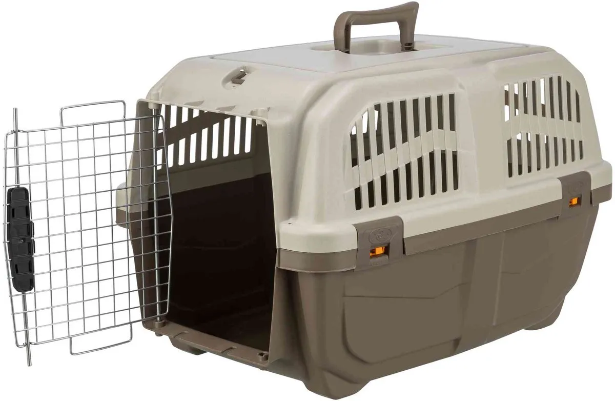 Trixie Skudo Transportbox S - 60x40x39cm - Taupe/Zand