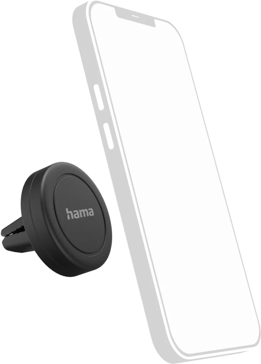Hama GSM-houder Auto Magnetisch 360° Draaibaar - Zwart