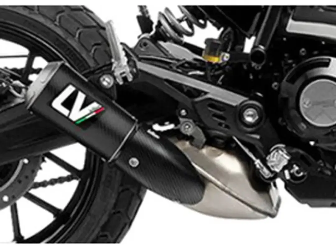 Leovince Lv-10 Ducati Scrambler 803 Abs 23-26 Niet Gehomologeerde Demper Zilver