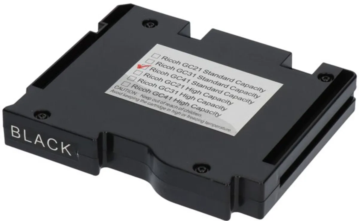 PrintAbout GC-41K Inktcartridge Zwart - 2750 pagina's - Ricoh