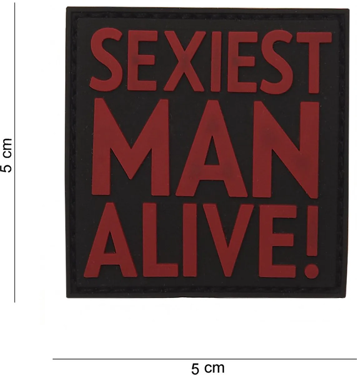 101 Inc Embleem 3D Pvc Sexiest Man Alive