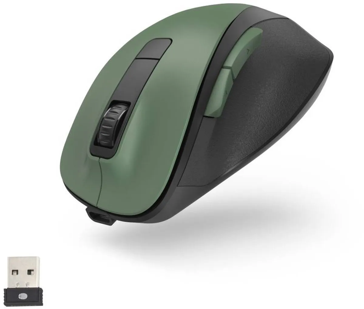 Hama MW-500 Optische Muis - 6 Knoppen - 2.4 GHz RF - Blauw