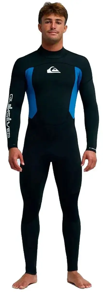Quiksilver Prologue 5/4/3 Mm Wetsuit Met Lange Mouwen En Rits Op De Rug Zwart MS