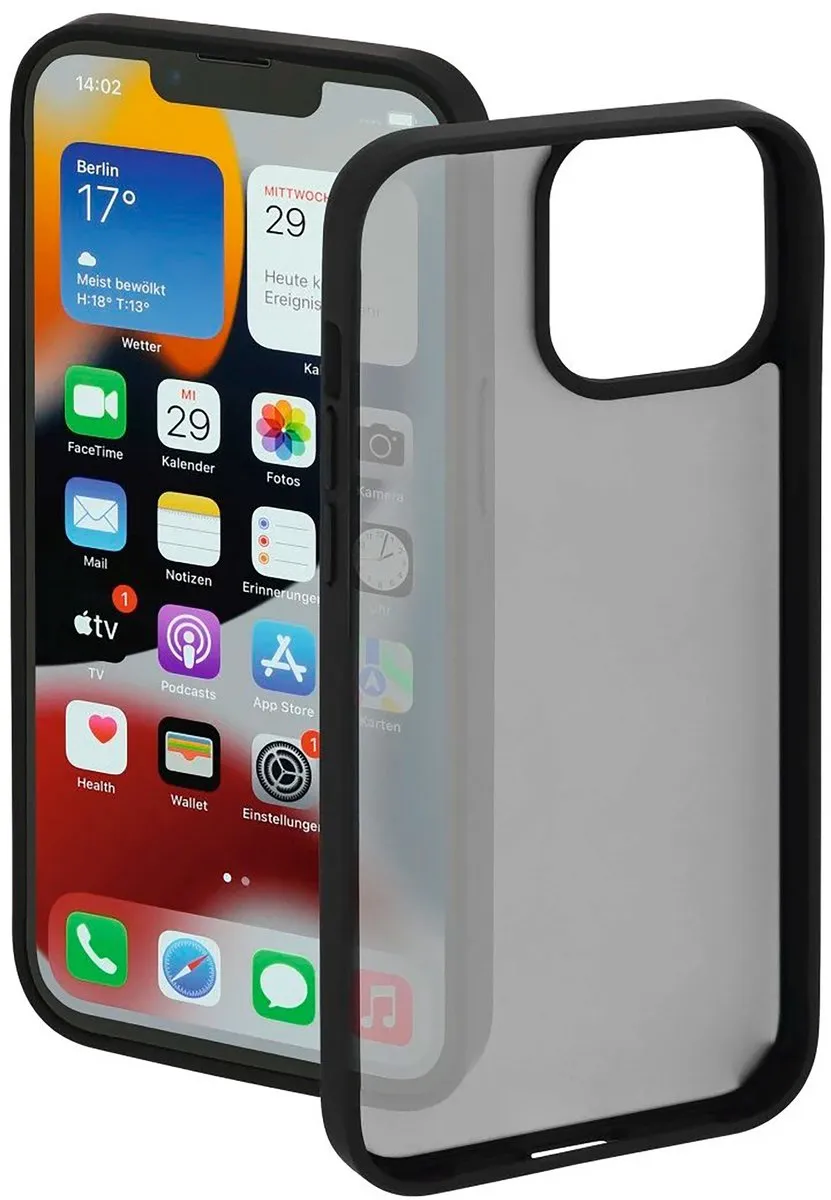 Hama Invisible Cover Hoesje iPhone 13 Pro - Zwart - 00196974