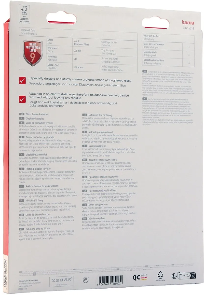 Hama Beschermglas iPad Pro 11 2020-2022 - Transparent