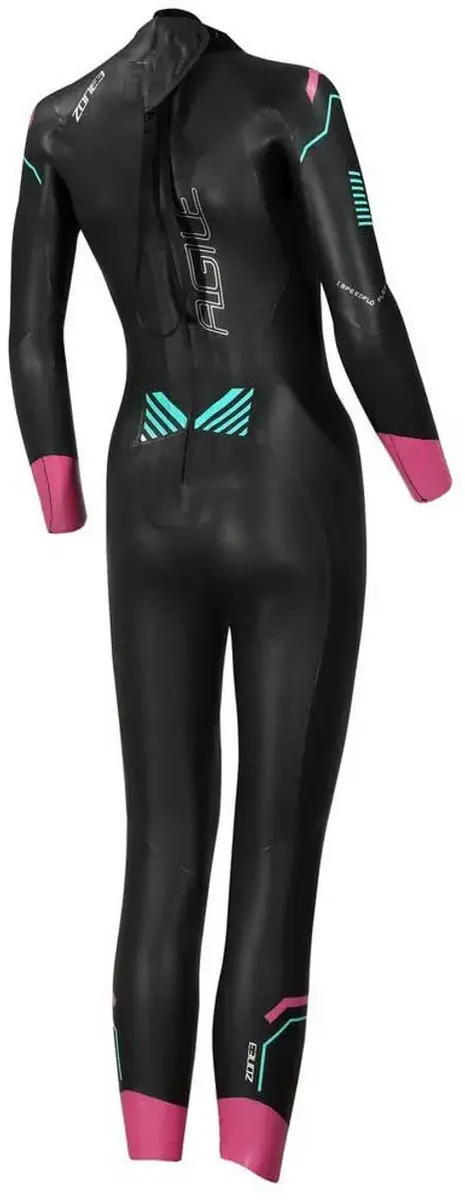Zone3 Agile Wetsuit Dames - Zwart Roze - afbeelding 3 van 6