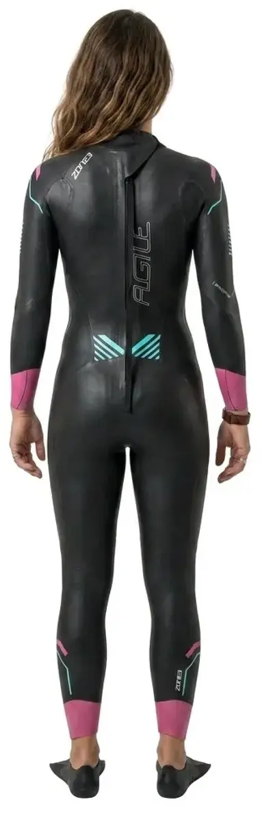 Zone3 Agile Wetsuit Dames - Zwart Roze - afbeelding 6 van 6