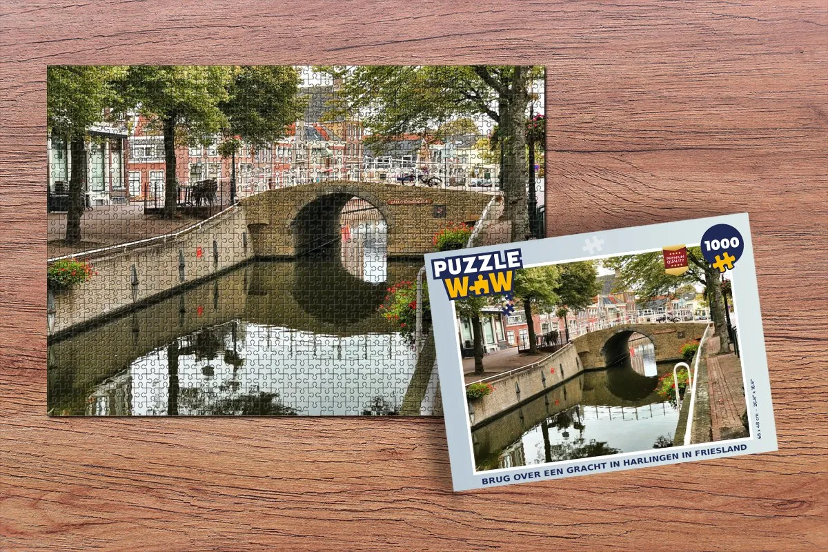 PuzzleWow Legpuzzel Harlingen 1000 Stuks