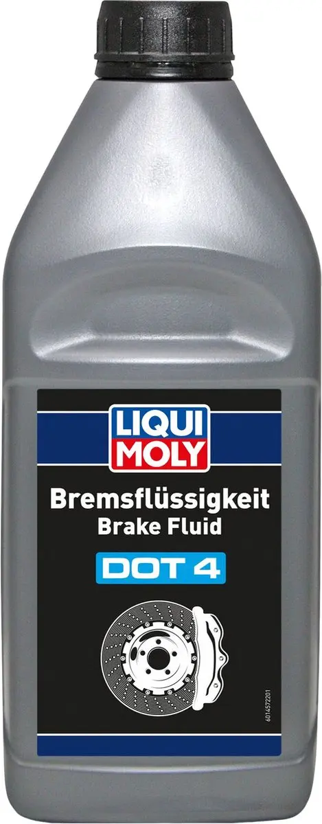 Liqui Moly remvloeistof it DOT4, 1 liter fles remvloeistof remmen