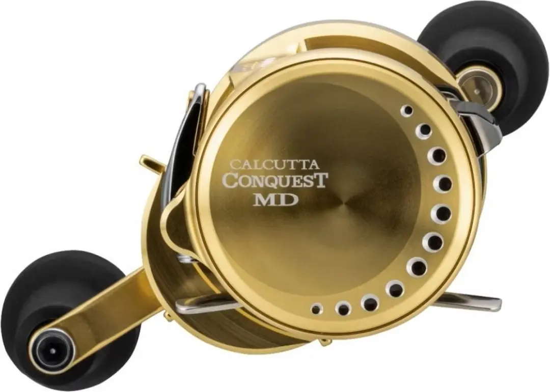 Shimano Calcutta Conquest MD 301 XG LH - Baitcastingmolen - 12 Lager - Goud - afbeelding 5 van 6