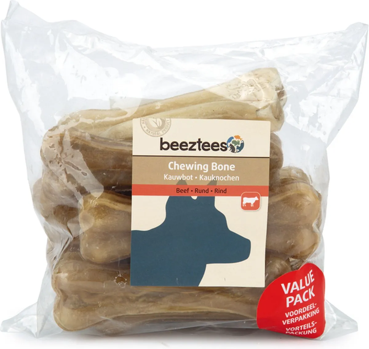 Beeztees Kauwbot 12,5 cm - 10 Stuks