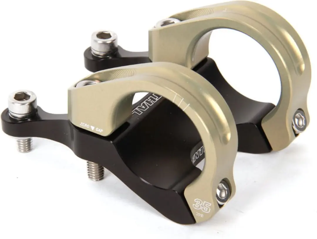Renthal Integra 35mm Fietsstuurpen 45mm 0° - Zwart/Zilver - afbeelding 4 van 4