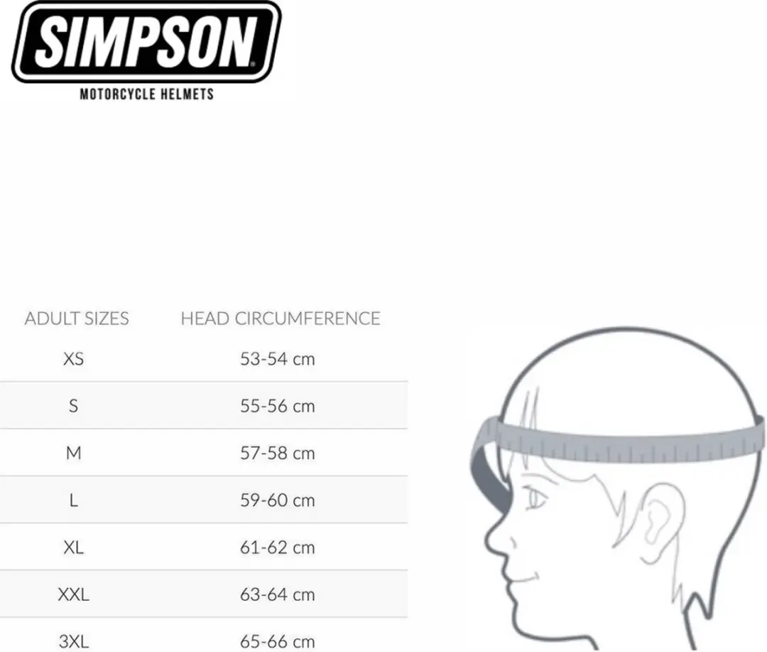 Simpson Venom Stingrae Helm - Maat L - afbeelding 4 van 6