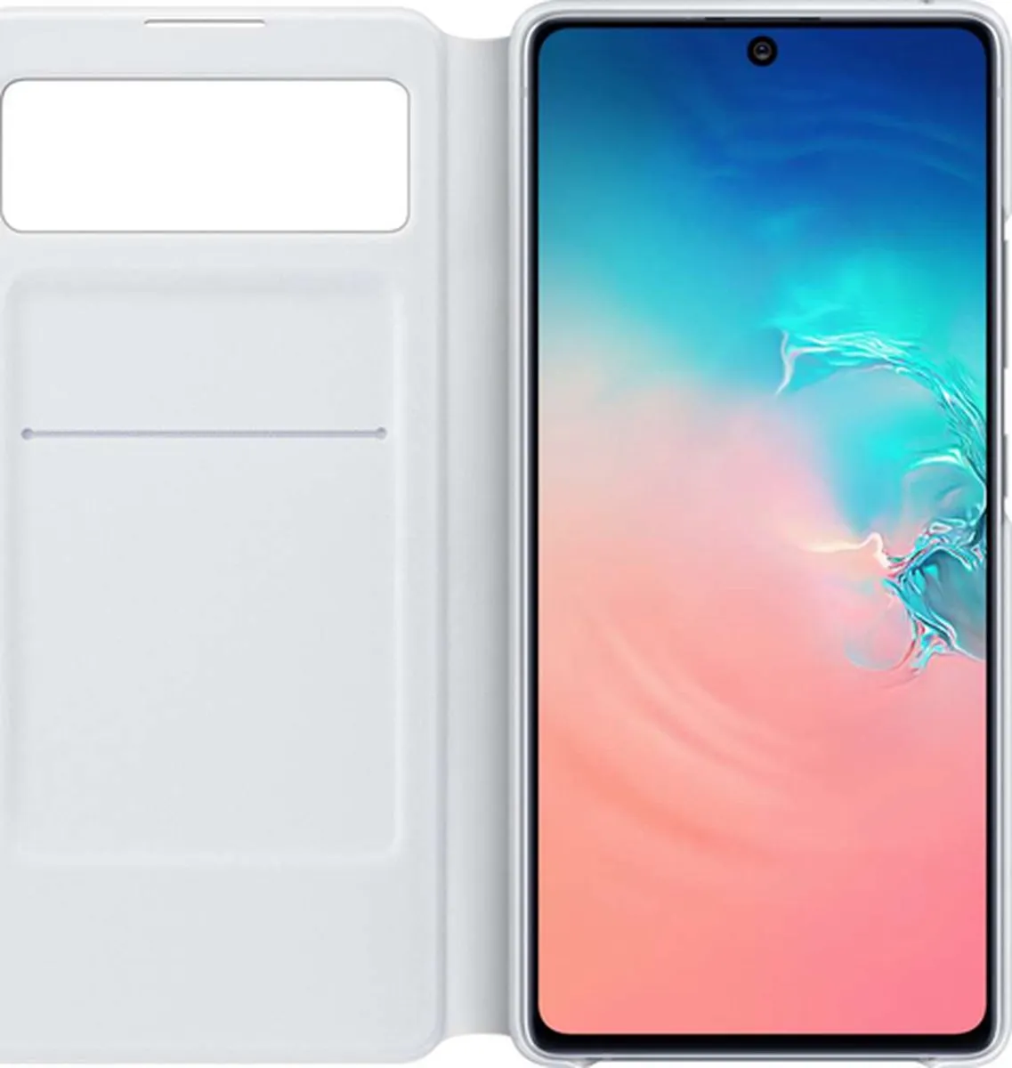 Samsung S View Wallet Cover Galaxy S10 Lite EF-EG770PWEGEU - Wit - afbeelding 6 van 6