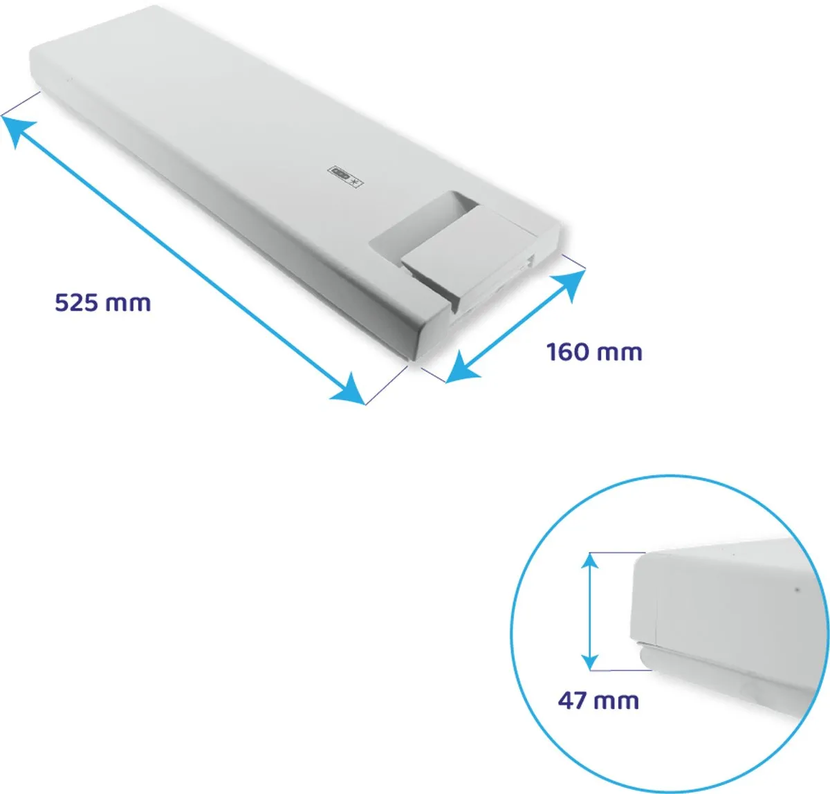 Whirlpool Diepvriesdeurtje 481244069308 - Wit