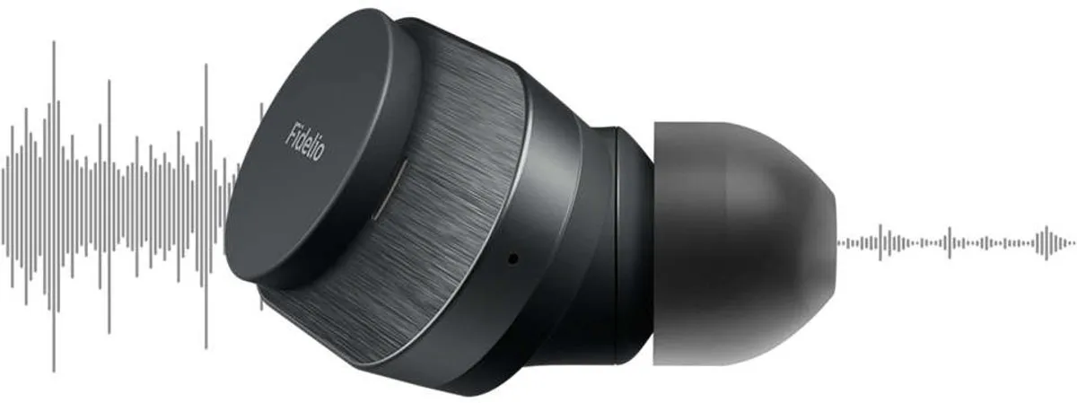 Philips Fidelio T1 T1BK/00 Oordopjes - Zwart