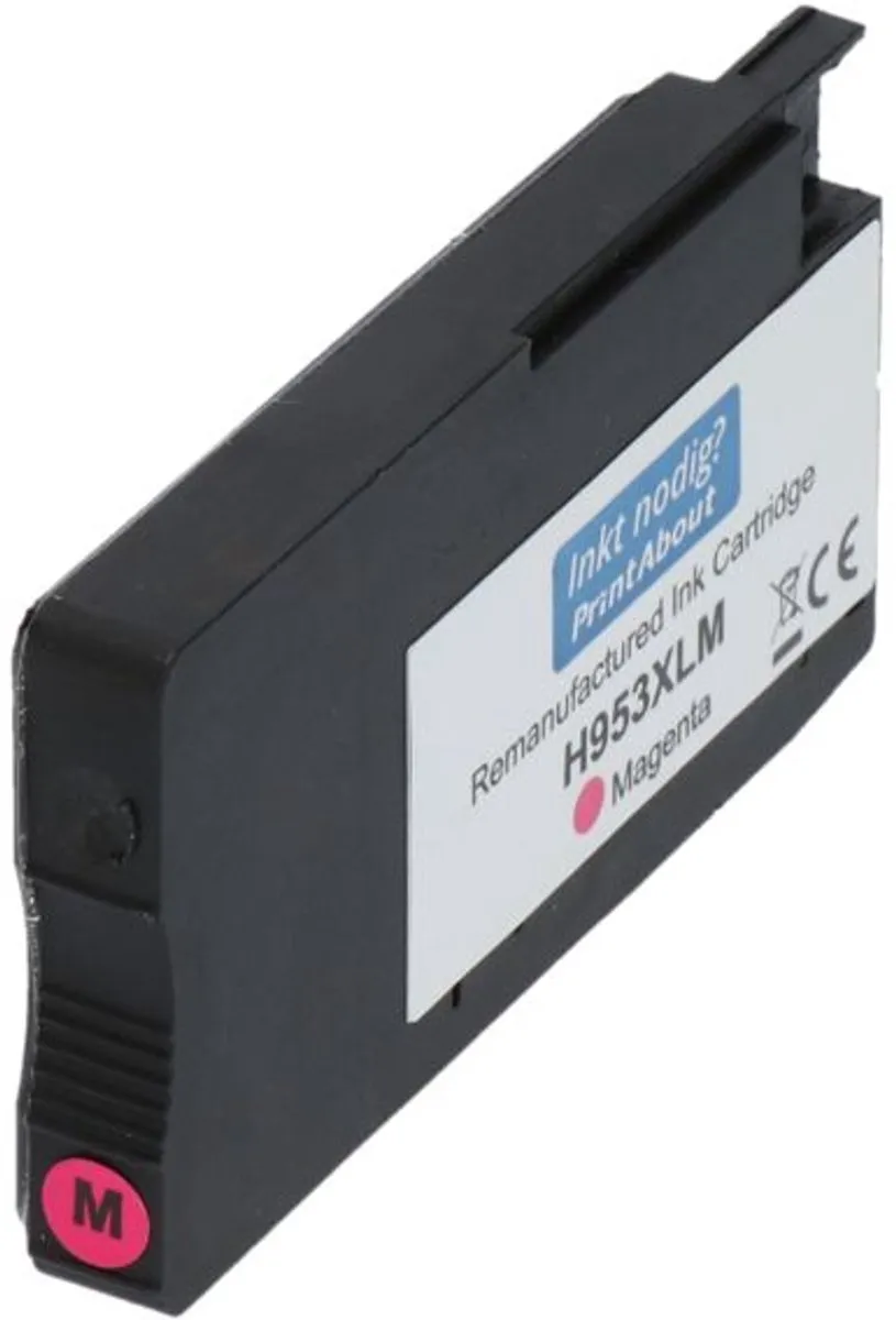 PrintAbout HP 953 F6U13AE Magenta Inktcartridge 29ml