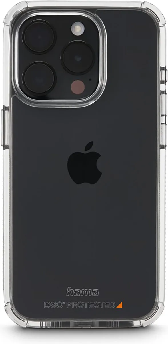 Hama Extreme Protect Cover iPhone 15 Pro - Krasbestendig - Transparant