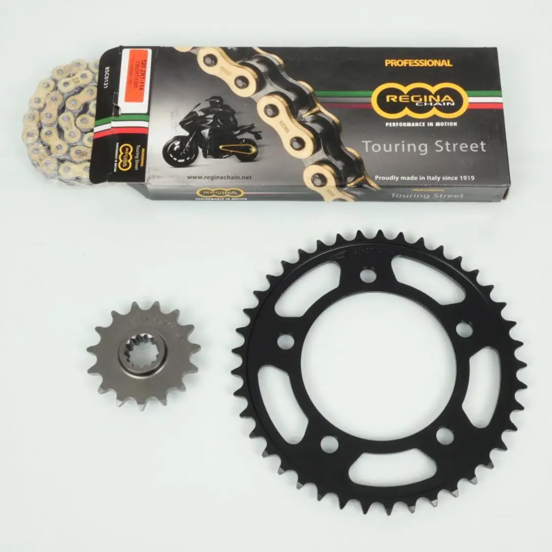 Kit chaîne Regina pour Moto Honda 500 Cb F 2013 à 2016 Neuf