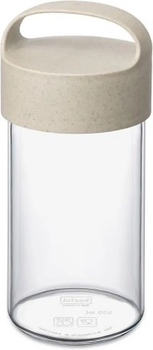Koziol Buddy Waterfles 0,5L - Zandbeige - afbeelding 2 van 2