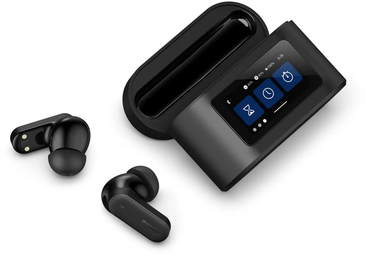 Philips TAT6000BK/00 True Wireless Oordopjes - 28 uur - Zwart