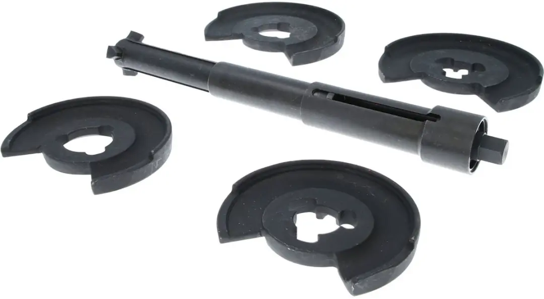 BRILLIANT TOOLS Telescopische binnenvering compressor set 5 stuks...