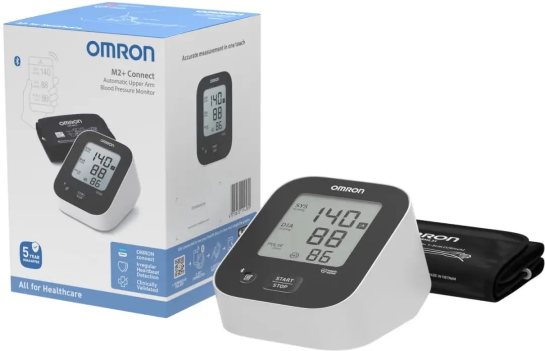 Omron M2+ Connect Bloeddrukmeter - Zwart - afbeelding 3 van 3