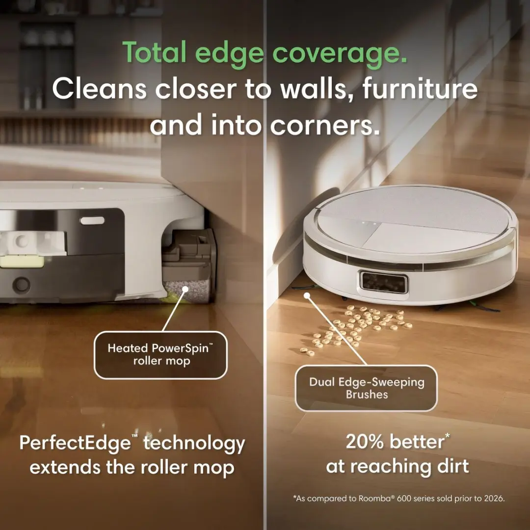 iRobot Roomba Combo Max 775 Robotstofzuiger - Wit - afbeelding 5 van 6