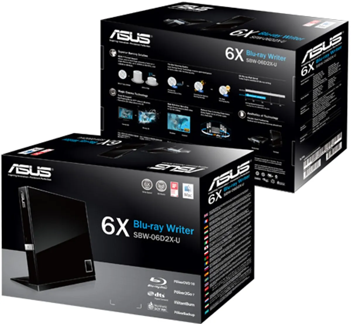 ASUS SBW-06D2XU Externe Blu-ray Brander - Zwart - afbeelding 6 van 6