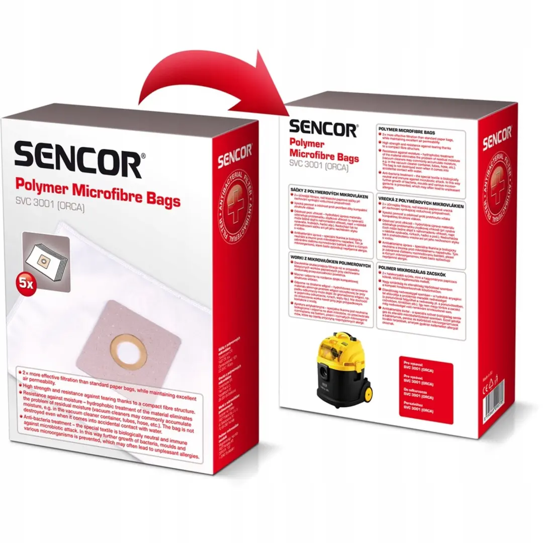 Sencor SVC 3001 Stofzuigerzakken