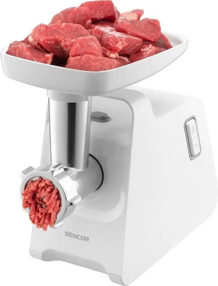 Sencor SMG 4410WH Gehaktmolen 500W - Wit - afbeelding 2 van 6