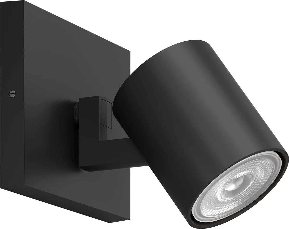 Philips Runner Opbouwspot 1-lichts - Zwart