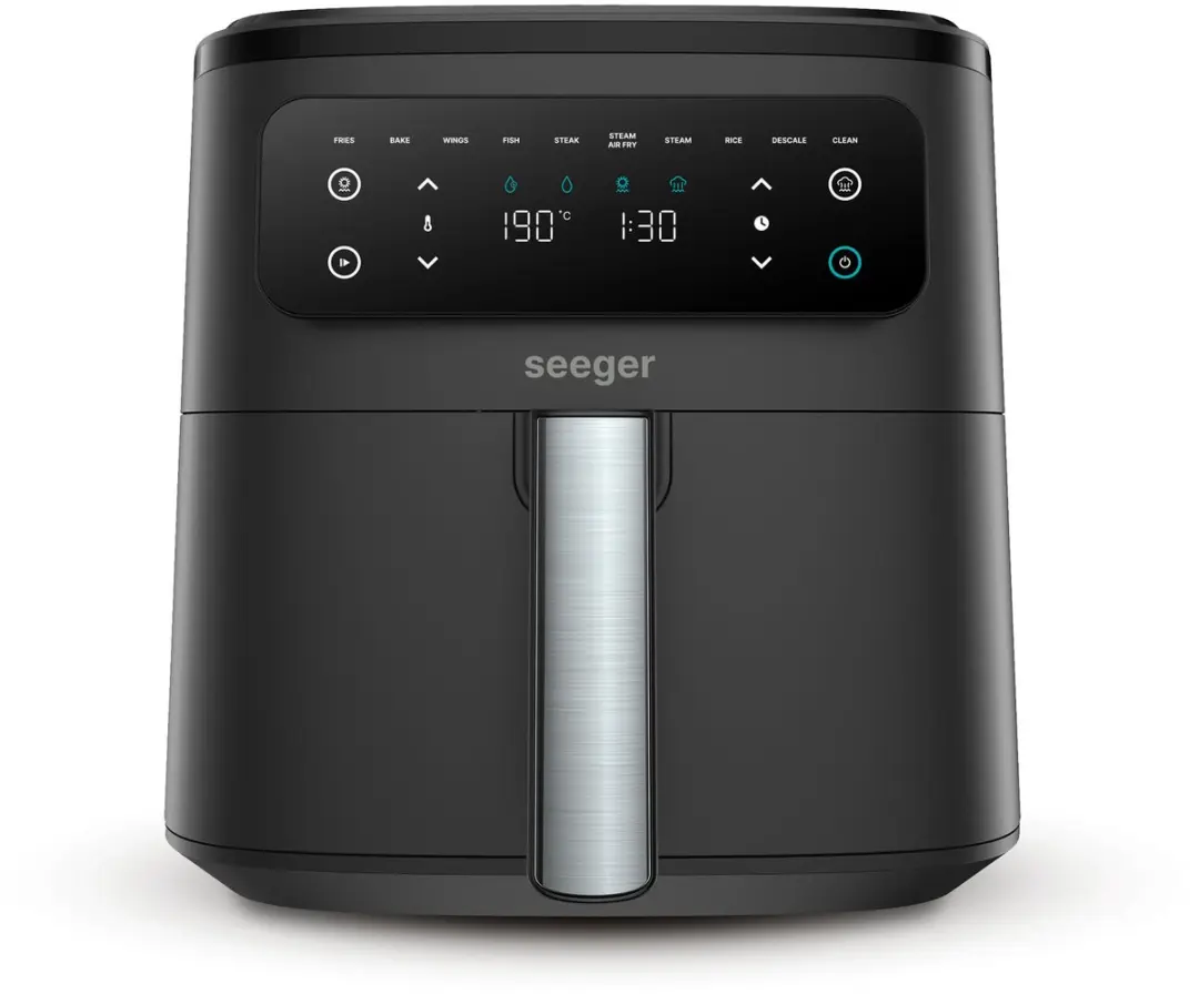 Seeger Steamfry SGR1007BK Airfryer 7L - Zwart - afbeelding 3 van 6