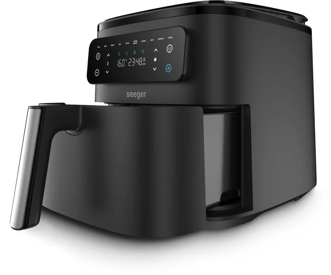 Seeger Steamfry SGR1007BK Airfryer 7L - Zwart - afbeelding 5 van 6