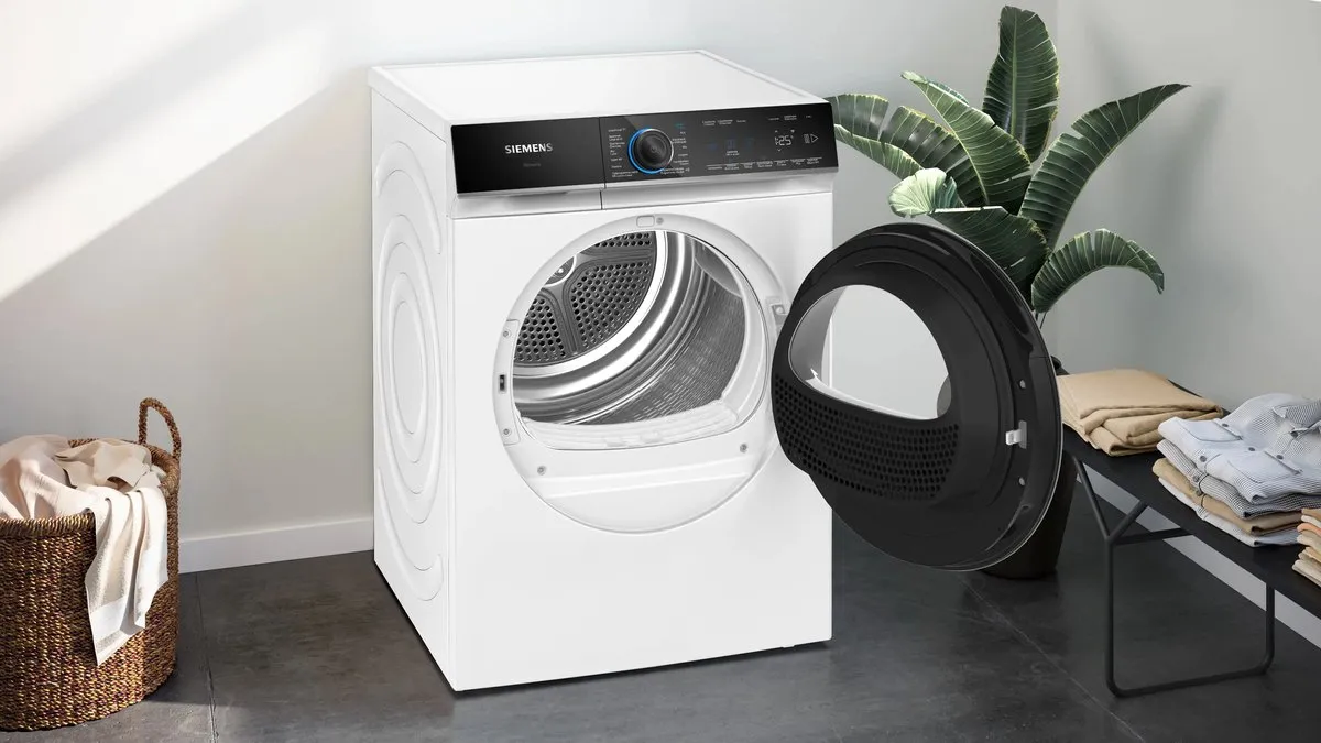 Siemens iQ700 WR47B2C0FG Warmtepompdroger 9kg - Wit - afbeelding 6 van 6