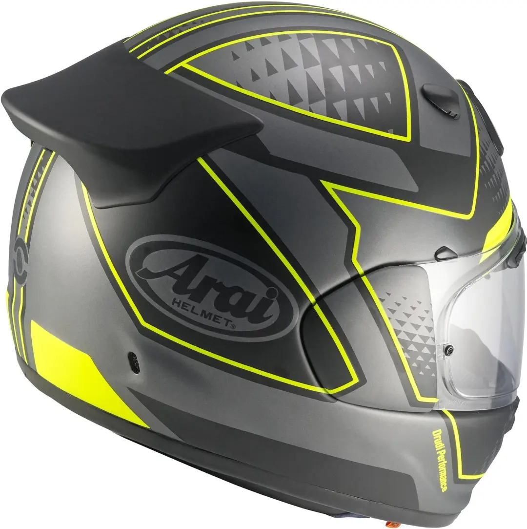 Arai Quantic Giu Volle Motorhelm - M - Geel - afbeelding 2 van 4