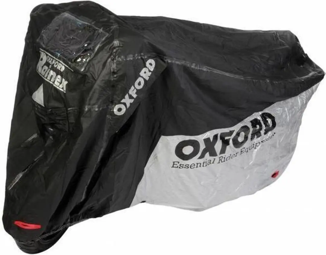 Oxford Rainex CV501 Motorhoes - Zwart/Grijs - afbeelding 4 van 6