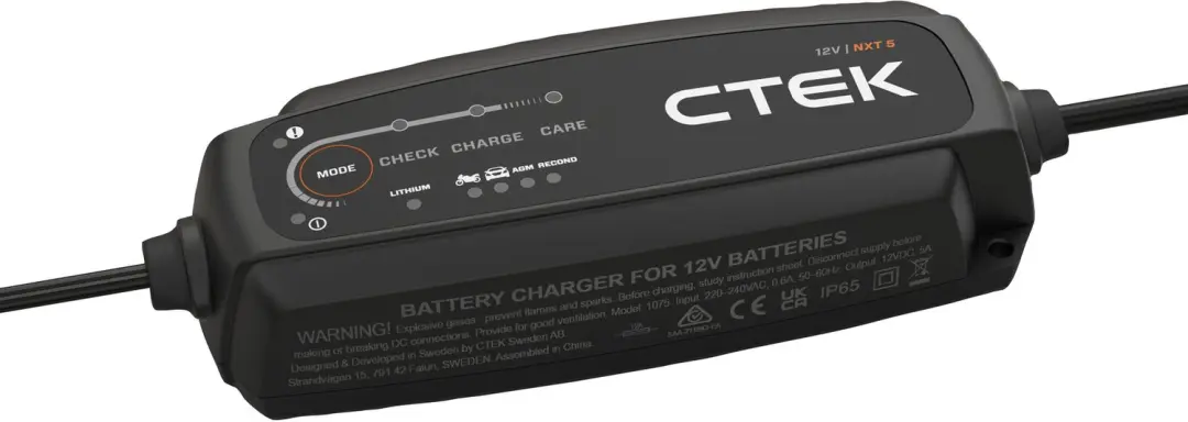 CTEK NXT 5 EU Batterijlader - 12V 5A - Zwart - afbeelding 5 van 6