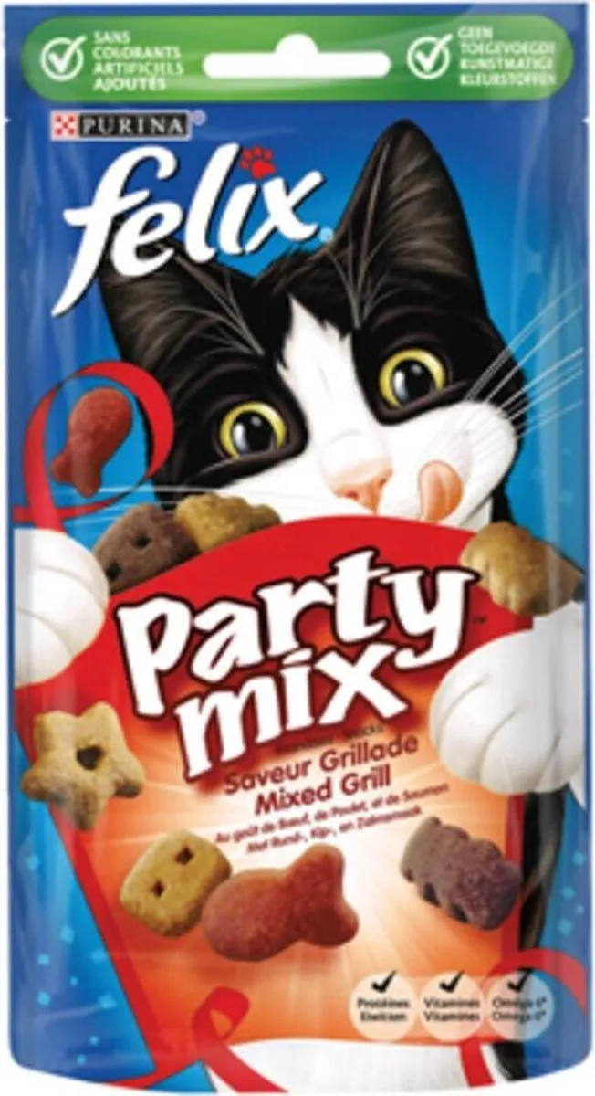 Felix Party Mix Mixed Grill Kattensnacks