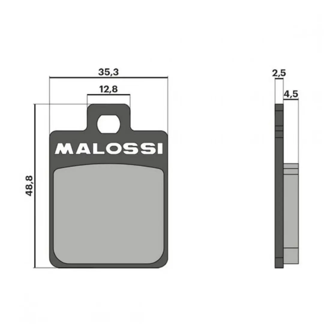 Plaquette de frein Malossi pour Scooter Piaggio 250 MP3 Neuf