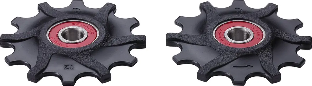 BBB Cycling RollerBoys Ceramic 12T BDP-16 Derailleurwieltjes - Zwart - afbeelding 2 van 6